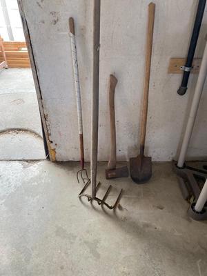REALLY COOL BIG PITCH FORK AND OTHER TOOLS
