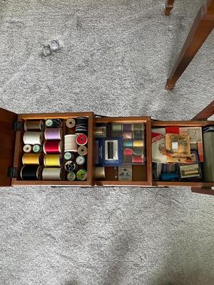 Vintage Sewing Kit / Box