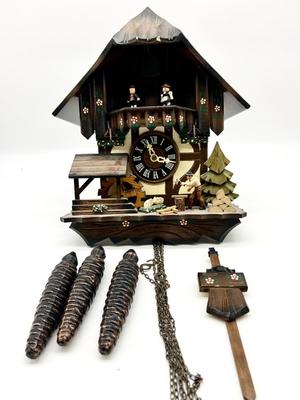 Swiss Musical Movement Romance German Cuckoo Clock~Not Tested