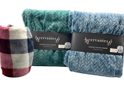 NEW Blanket Lot Of 3