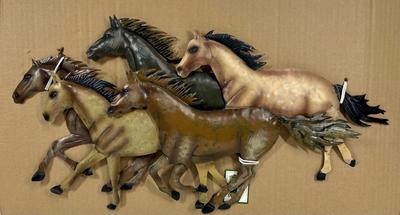 Horse 3D Metallic Wall Art