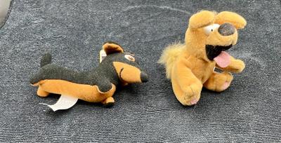 Pair of Plush Dog stuffed Animals
