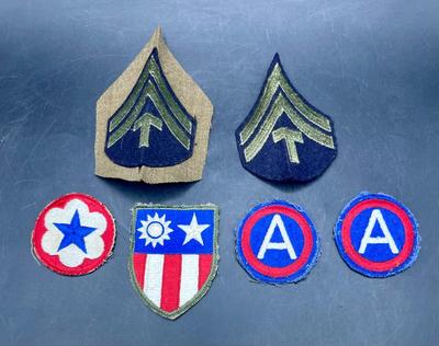 US Army WWII Patch Lot