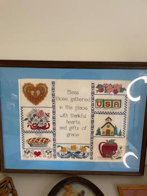 Lot of 7 Framed Pictures