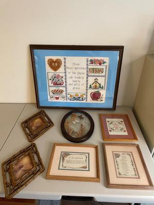 Lot of 7 Framed Pictures