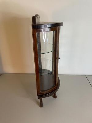 Miniature Bow Front China Cabinet