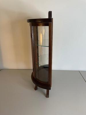 Miniature Bow Front China Cabinet