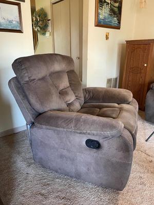 Grey Recliner Chair