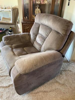 Grey Recliner Chair