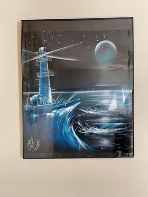 Four Lighthouse Wall Art Items