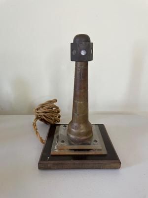 Antique Brass Electrical Lighthouse