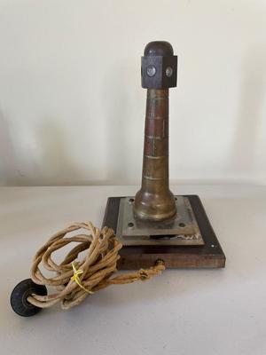 Antique Brass Electrical Lighthouse