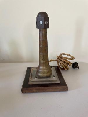 Antique Brass Electrical Lighthouse