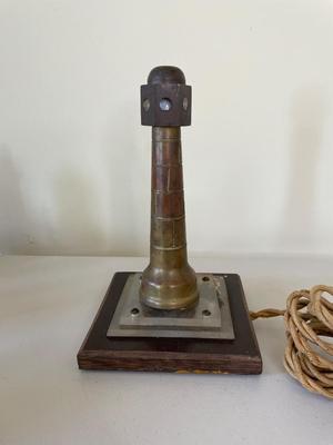 Antique Brass Electrical Lighthouse