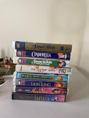 Eight VCR Tapes