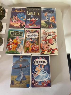 Eight VCR Tapes