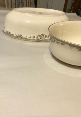 2 Spring Vista Lenox 10â€ Vegetable Dishes Never Used Condition A-1 Condition. No Reserve Bid & No Buyers Premium.
