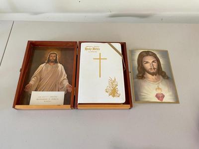 Antique Catholic Last Rites Traveling Altar Box