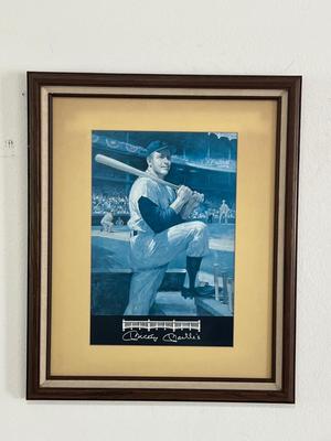 Mickey Mantle NO. 7 Yankees Wall Art