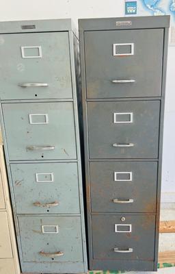 Three (3) Garage Filing cabinets