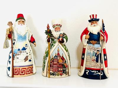 Jim Shore Heartwood Collection Of Three