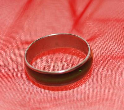 Size 9 Greens & Tiger Eye Blended Colored Ring (1.8g)