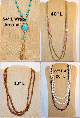 Multiples Assortment of 5 Necklaces SEE DETAILS