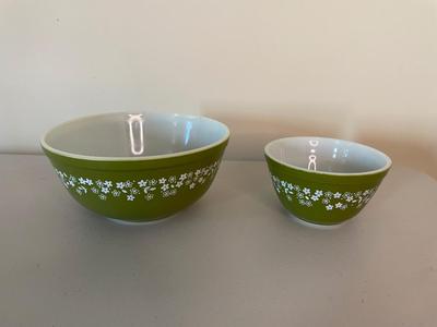 Vintage Pyrex Redesigned "Spring Blossom" Mixing Bowls