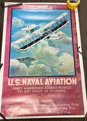 US Naval Aviation Posters - lot of 4 posters