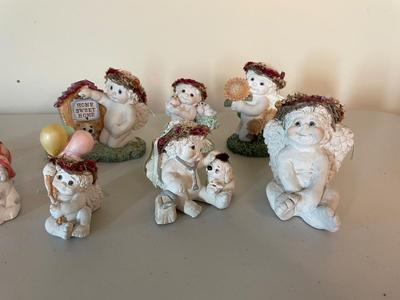 Nine Miniature Figurines