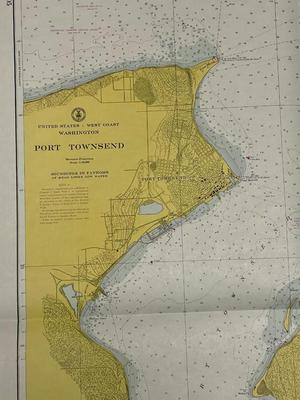 Port Townsend Vintage Map