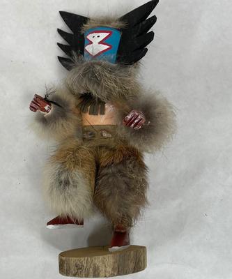 Kachina Doll Native American Hand-Crafted Figure signed 