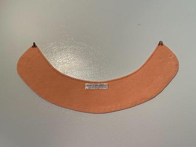 1940s Baar and Beard's Pink Felt Collar