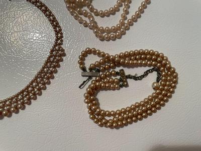 Faux Pearl Jewelry Pieces