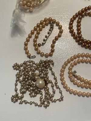 Faux Pearl Jewelry Pieces