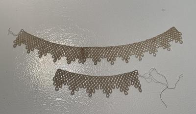 Antique Glass Seed Beads Lace