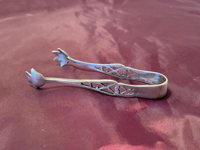 Vintage Cut Out Sugar Tongs