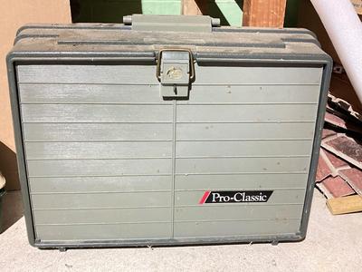 LOT 78: Fishing Collection - Tackle Boxes with Contents, Hanson Viking Scale and More