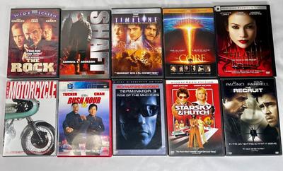 DVD lot - action movies - lot of 10