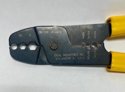 Ideal Crimping Tool and Lot of Crimp-on Connectors