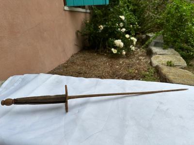 Antique Sword w/ Wood Handle