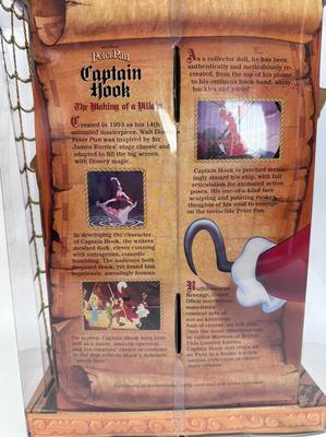 Disney Masters of Malice Captain Hook Collector Doll 1999 Peter Pan NIB LE
