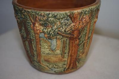 WELLER FOREST POTTERY JARDINERE MATT FINISH