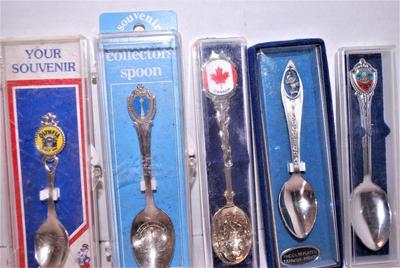 Assortment of Spoons, Bells and a Cross