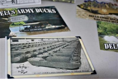 Vintage Ephemera-Dells Army Ducks-Tour of Lower Dells Glacial Park-Wisconsin Dells, WI