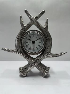 Deer Antler Desk Clock Quartz