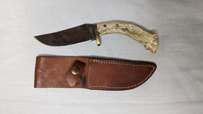Robert Edge Fixed Blade Bone Handle Knife