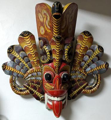 Wooden Sri Lankan Mask