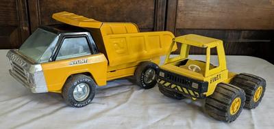 Vintage Nylint and Buddy L Trucks