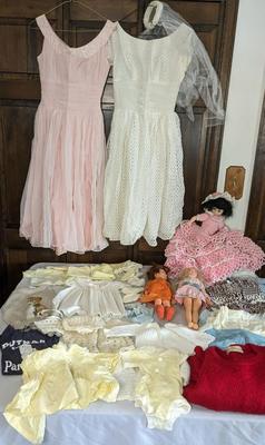 Vintage Dolls and Kids Clothing